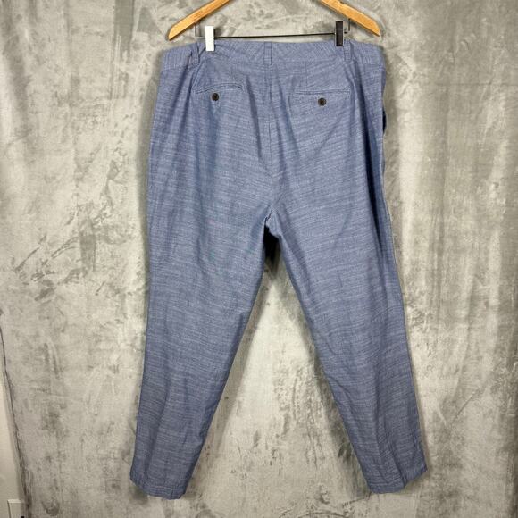 Talbots Plus Ankle Pants Plus Tapered 14W Blue‎ - Picture 5 of 9